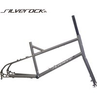 AliExpress SILVEROCK DEWY Chromoly Color Bicycle Frame 20inch 406 451 Gravel Minivelo Disc Brake Urban Adult Classic Bike Frameset 2.2 Tire