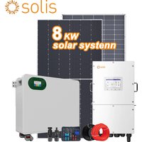 Solar Panel Hybrid Power System Complete 8Kw 15Kw 25Kw Solar Energy Storage System Residential With Photovoltaic Panels