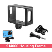 Plastic Frame Mount Housing Case for SJCAM SJ4000 Series Action Camera Protective Border with Quick Release Buckle & Thumb Screw