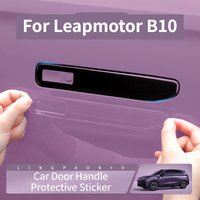 For Leapmotor B01 B10 Car Door Handle Protective Sticker Scratch Proof Anti-collision Protectors Exterior Accessories