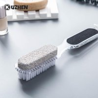 1pc Foot Pumice Stone Dead Skin Remover Brush Multifunction 4 in 1 Practical Tool Bathroom Product Pedicure Grinding Tool