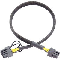 6 Pin Male to 8 Pin (6+2) Male GPU PCI-e PCIE Power Cable PCI Express Extension Cable Motherboard Graphics Adapter Cable 0.5m