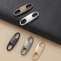 2Pcs Double Opening Zippers Zipper Clip Theft Deterrent Pull Replacement Detachable Zipper Connectors Zipper Lock Carabiner Clip