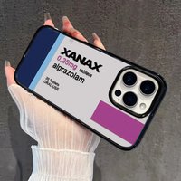 Xanax Kit Matte Hard Case For Iphone 13 12 11 16 15 14 17 Pro Max Anti-Fingerprint Ultra Thin Cover