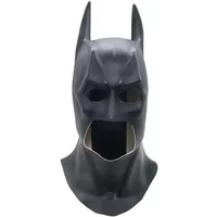 The Bat Superhero Mask Cosplay Bruce Wayne Latex Masks Halloween Carnival Masquerade Party Costume Props Anime Hero Mask