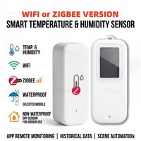 WiFi/Zigbee Temperature Humidity Sensor Smart Hygrometer Thermometer For Tuya Alexa Home Automation Waterproof Indoor Outdoor