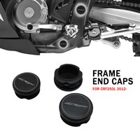 Motorcycle Accessories CRF250L Frame End Caps Frame Hole Cover Caps Plug Decorative For Honda CRF 250 L Rally 2017 - 2021 2022