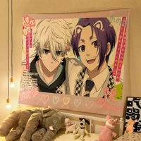 VIKAMA anime Tapestry Shadow Ling Wang anime Background Cloth Dormitory Atmosphere Decoration Cute Room Decoration