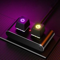 Desktop Switch Splitter with Colorful LED HDD LED External Power Supply Button Computer Power Switch for Computer Motherboard