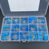 300PCS 15 Values High Voltage Ceramic Chip Safety Capacitor X1 Y2 Assortment Kit 1KV 2KV 3KV Safety Capacitor