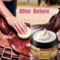 Loorsan Saddle Leather Care Cream, Leather Conditioner For Horse Saddles, Tack, Shoes & Furniture Care