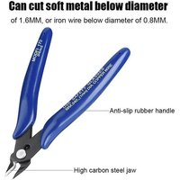 170 Bule Flush Side Shear Cutter Clipper Cutting Beading Pliers For Jewelry Wire Tools Jewelry Pliers Tools & Equipment Kit