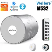 TUYA TTlock APP M532 Smart Door Lock Wehere Nuki Style Not Change Lock Cylinder Support Alexa Google Home Fingerprint Door Lock
