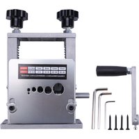 Manual Cable Stripping Machine Hand Crank Drill Powered Wire Stripper with 6Channel/5Blades for 3mm-17mm Copper Cable Recycling