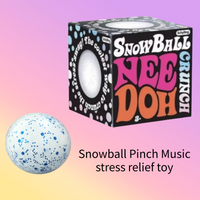 New Squeeze Toy Soft Snowball Fidget Squid Fun Stress Relieving Sticky Toy Relieves Anxiety Gift