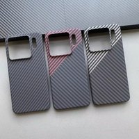 Case For Xiaomi 15 14 13 Mi 13T Pro POCO F7 Ultra F6 F5 F5Pro 5G Matte Hard Carbon Fiber Texture Pattern Slim Cover Shell Bumper