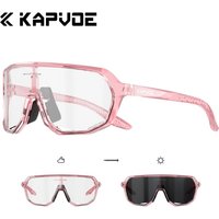 AliExpress kapvoe Kapvoe Men's Photochromic Sports Sunglasses Polarized Cycling Glasses Bike Eyewear for MTB Cycling UV400 Outdoor Bicycle Glasses