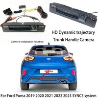 HD Dynamic Trajectory Rear View Camera For Ford Puma 2019 2020 2021 2022 2023 SYNC3/2.5 54 Pin/32 Pin Cable Compatible with OEM image 4
