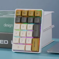 ATTACK SHARK K21 Mechanical Keyboard, BT/2.4G/USB-C Connection, Colourful Lighting, Full Key Hot-Swap for PC Laptops