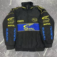 AliExpress SUBARU 2025 New Spring and Autumn For Subaru F1 Embroidered Racing Jacket Men's and Women's Long Sleeve Cycling Jacket Cotton Jacket