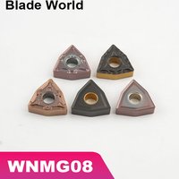 10pcs WNMG080404 WNMG080408 Carbide insert High-quality external turning tools Slotted and rough CNC tools