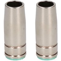 2Pcs Tapered Nozzle Shroud For-Binzel Style Welder MIG MB25 Air Push Type Conical Nozzle Guard Welding Machine Pneumatic Tool