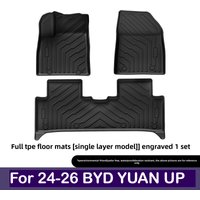 Custom-Molded TPE Floor Mats & Trunk Liner for 2024–2026 BYD Yuan UP / ATTO 2 (Left-Hand Drive) – Non-Slip, Wear-Resistant