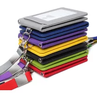 Card Holder Neck Strap with Lanyard Badge Holder Staff ID Card Bus ID Holders Stationary Papelaria Office Card Holder Supplies
