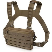 Fashion 1000D Nylon Men Chest Bag Reflective Strips EDC Hip-hop Streetwear Backpack Wear-resistant Nylon Chest Rig Bag Hiking