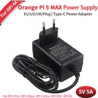 Orange Pi 5 Ultra Power Adapter 5V 5A USB Type-C Power Supply Optional EU US UK Plug for OPi 5 Max / OPi 5 Ultra / OPi RV2 / 4A