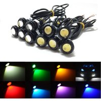 6PCS Eagle Eye 18MM Motorcycle LED Bulbs Car Light Daytime Running Lights DRL For Motorcycle Auto Parking Singal Lamps 12V