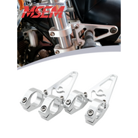 AliExpress NONE Motorcycle Headlight Mounting Bracket Silver CNC 27mm 30mm 45mm Front Fork Tube for Z50 Z50A Z50J Z50R Gorilla50 Honda Dirt Bike