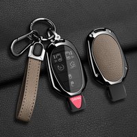 Etui na kluczyk samochodowy z łańcuszkiem do Jeep Commander Dodge Grand Caravan Chrysler Grand Voyager Town Country do Chrysler 300C