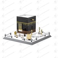 Ramadan KareIslamic Building Blocks Set - Sacred Kaaba Design for Muslim Kids' Education & Islamic Festival Decoration