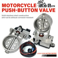 Kit de soupapes d'échappement pour moto en acier inoxydable (51/60/63 mm) à commande électronique pour la réduction du bruit et l'amélioration du son