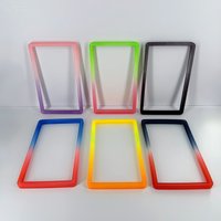 4PCS Gradient Graded Card Slab Bumper Guard Protector glitter Skin TPU fit for P-S-A