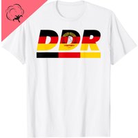 DDR GDR USSR East East German T-Shirt Men and Women Short Sleeves Cotton Vintage Clothes Breathable and Comfortable