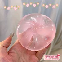 pink Maltose Squishy Toys Anti Stress Sensory Fidgets Toy Soft Simulated Transparent Blue Maltose Autism Sensory Toys