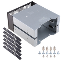 3.5 to 5.25 Three-Disc Hard Drive Cages 2 Chassis Drives in the Chassis Hard Drive Box Computer Storage Expansion