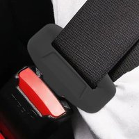 Car Seat Belt Buckle Leather Protective Cover Anti-collision Safety Belt easy to maintain Car Interior Accessories