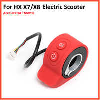 Accelerator Throttle For HX X7 X8 Electric Scooter Switch Turn ON/OFF Lamp Button Thumb Throttle Control Parts