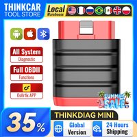 THINKCAR Thinkdiag Mini Bluetooth OBD2 Scanner Diagnostic Tool Full-System Car Scanner Check Engine Light Fault Code Reader Tool