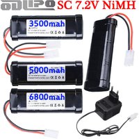 7.2V 6800mAh NiMH Battery|Tamiya Interface for RC Racing Cars Trucks Models Toys , 7.2V 3500/5000mAh Rechargeable Battery