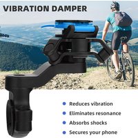 AliExpress NONE Universal Smartphone Mount with Vibration Shock Absorber for Motorcycle Bicycle Handlebar Trottos Quad Scooter Compatible