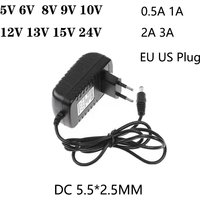 AC DC 5V 9V 12 Volt Power Supply 110V 220V TO 5V 6V 8V 12V 13V 15V 24V 1A 2A 3A Universal Power Adapter Supply Eu For LED Strips