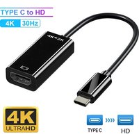 Type C to HDMI-compatible Cable USB C to HDTV Converter HD 4K 30Hz USB 3.1 HDTV Cable Adapter For Macbook Laptops Samsung Xiaomi