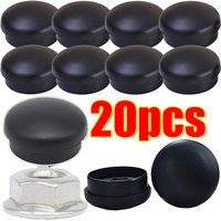 2-20pcs Car Front Windshield Wiper Arm Covers Wiper Arm Bolt Cap Bolt Rocker Black Cover for Volkswagen Passat Golf Accessories