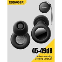 Essager Silicone Ear Plugs Sleep Noise Reusable Earplug with Storage Case Soft Anti Noise Earplug for Sleep Concerts Travel Work