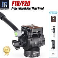 F10/F20 Mini Stativ Flüssigkeitskopf Panorama Video DSLR Kamera Stativkopf mit Arca Swiss Schnellwechselplatte für Stative, Einbeinstative