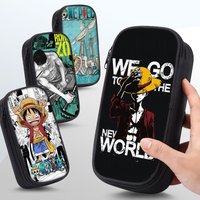 One Piece Luffy pencil bag student pencil bag boys and girls large capacity trendy pencil case anime figure office supplies